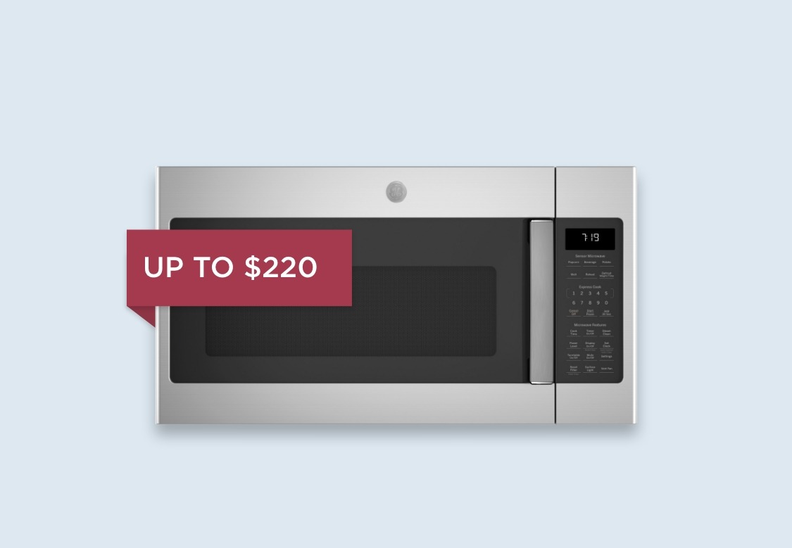 Save up to $220 on select microwaves