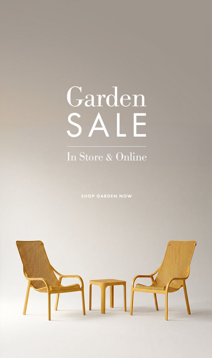 Two net lounge chairs and new net 40 small side table - Nardi outdoor garden sale banner for mobile,