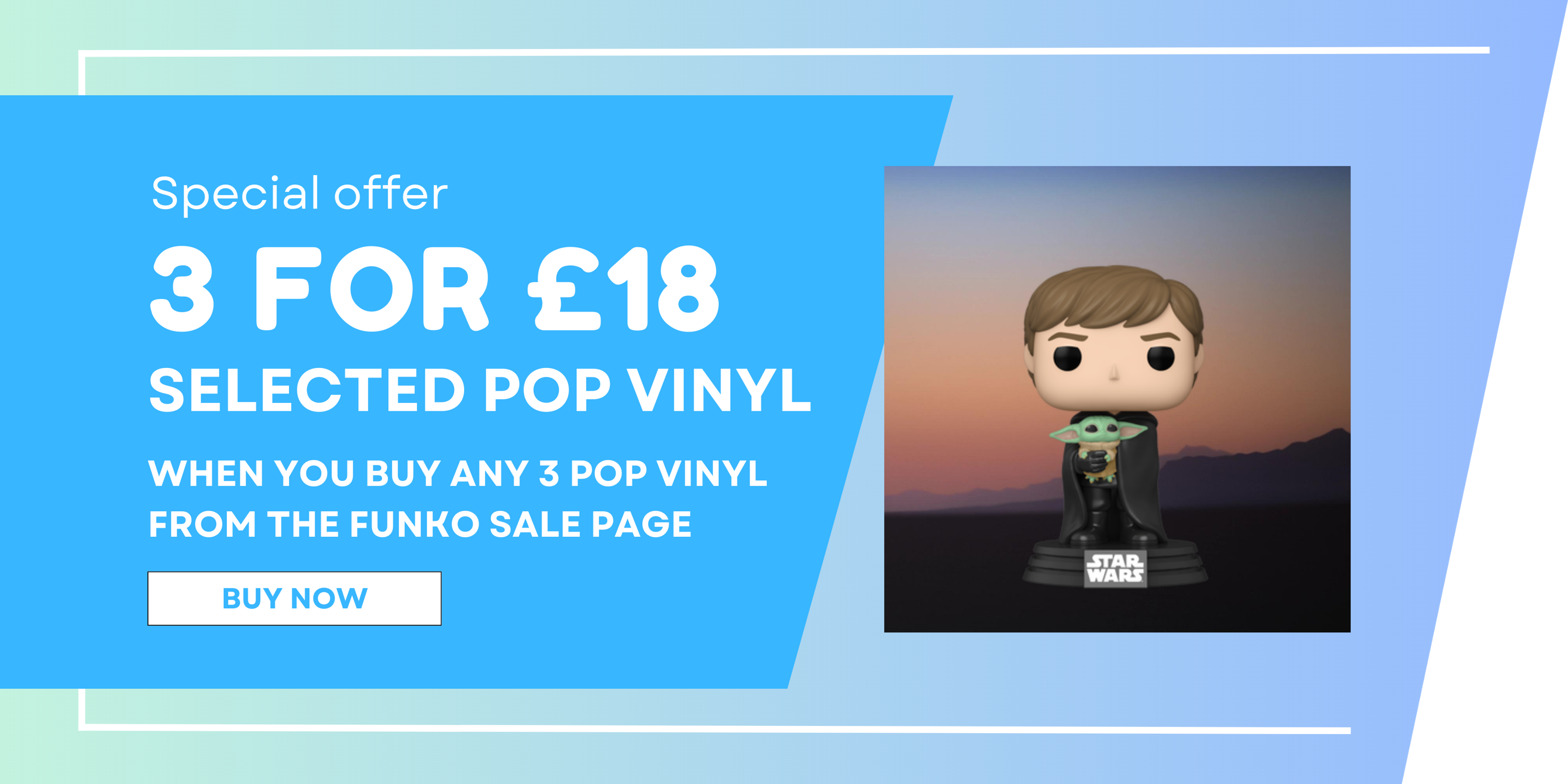 3 for £18 on Selected Pop Vinyl