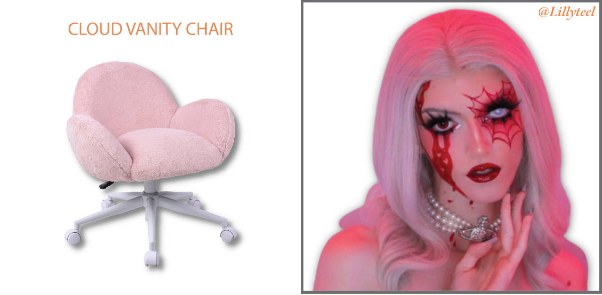 cloud vanity chair