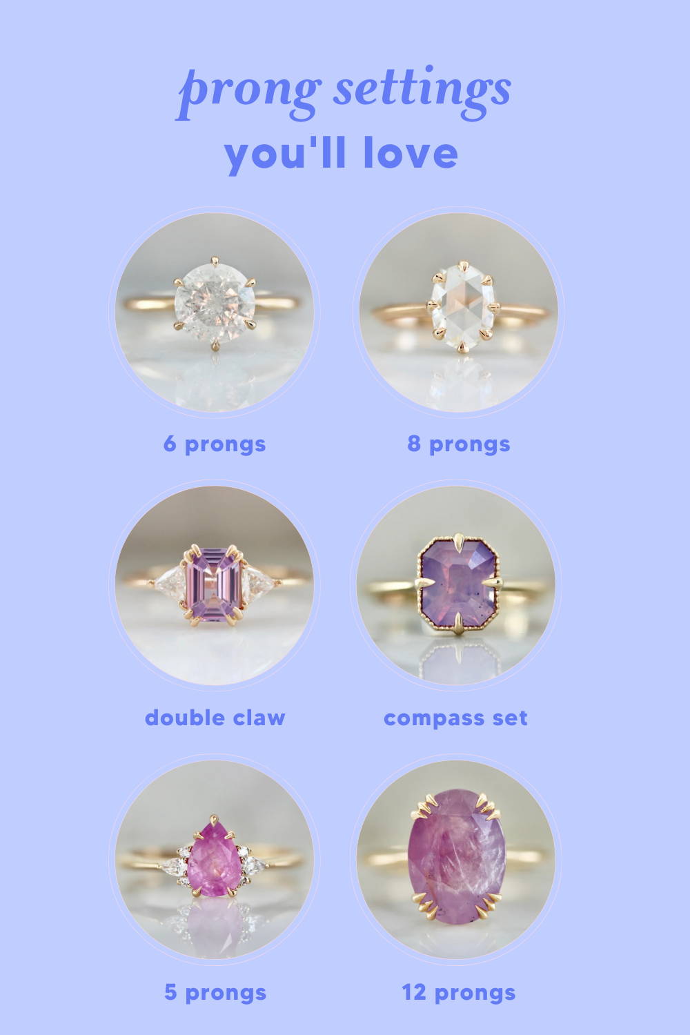 ring prong setting types
