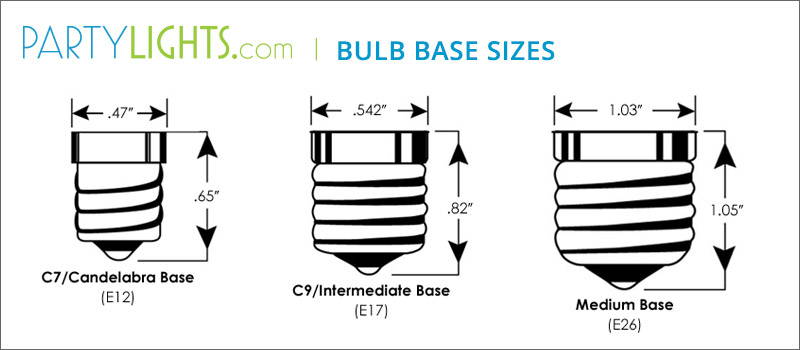 Standard Light Bulb Dimensions Decoratingspecial