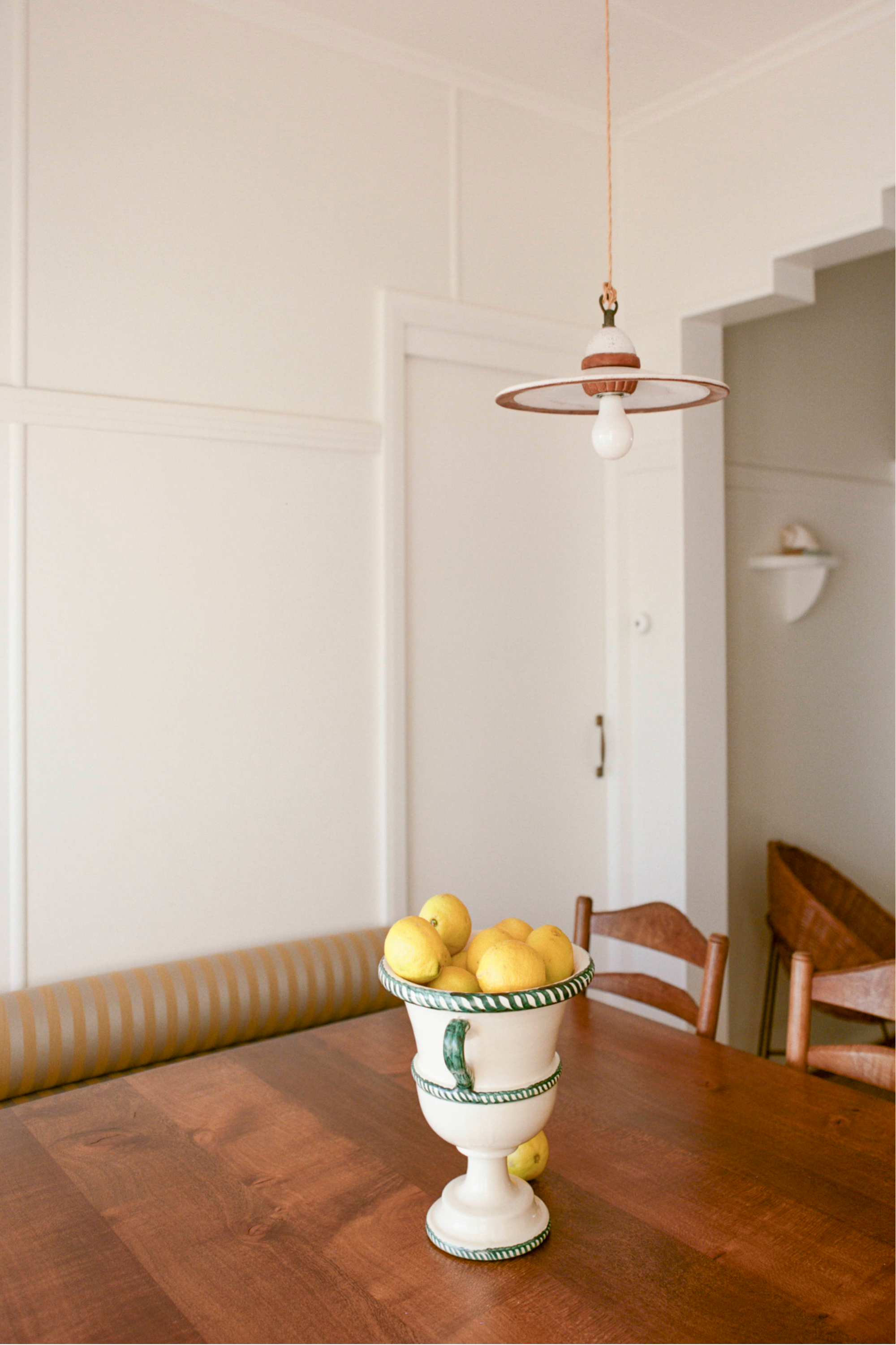 Maiolica Dish Pendant Light