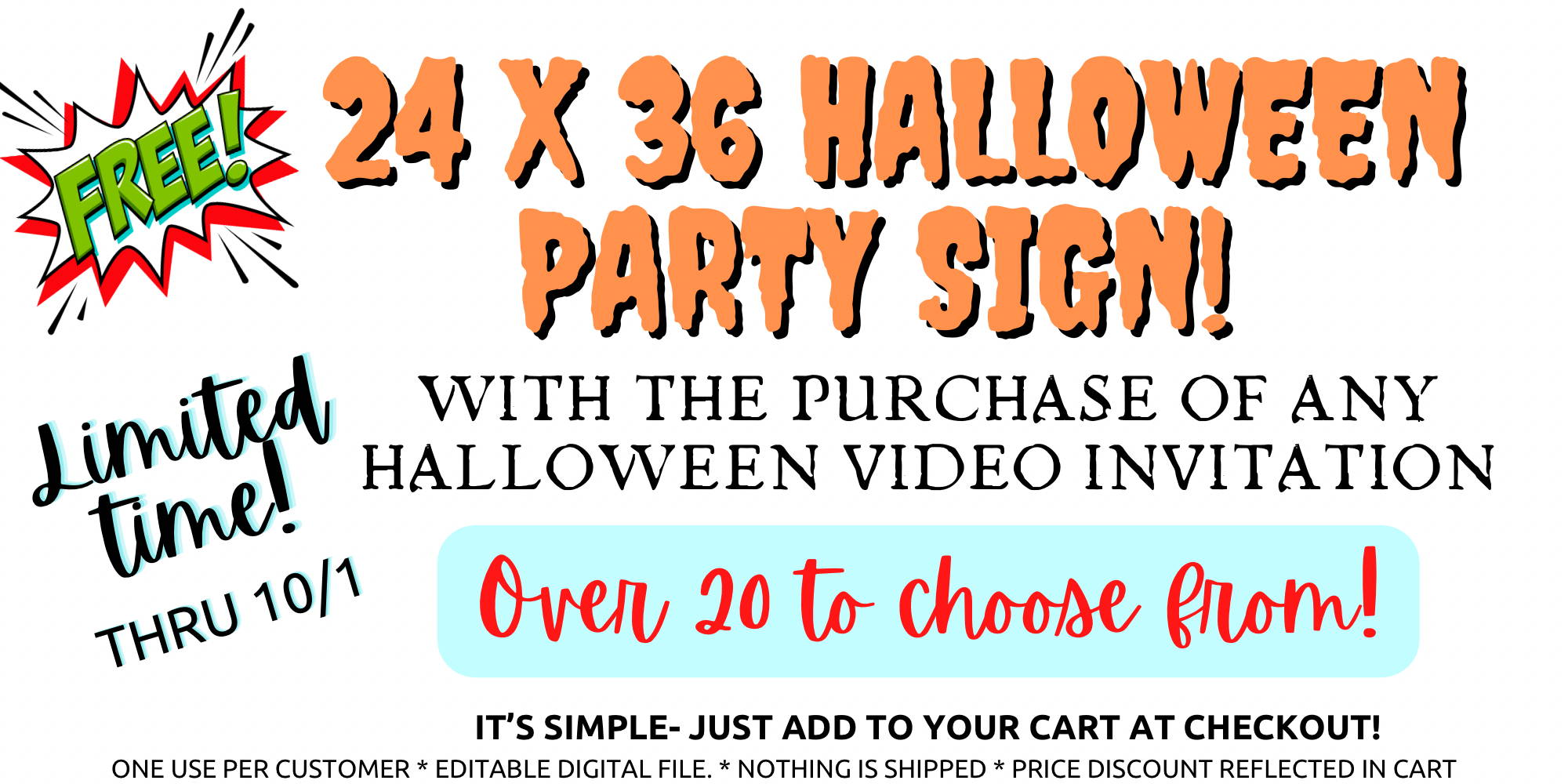 The Best Halloween Video Invitation and  Party Ideas for your Halloween party! Shop the largest Halloween video invitation selection anywhere from Hostessy! Your guests into will freak for your Spooktacular Halloween Party with a Hostessy Video invitation. Hostessy editable Halloween invitation templates are easy, fun, and affordable. Easily edit and send your Halloween invitation by text, email, social media or even print. Edit your amazing invitation template in seconds  share with friends and family, sit back and collect compliments! The best selection of Halloween invitations for Halloween Parties, Trick or Treating, Cocktail Parties, Costume Party, P