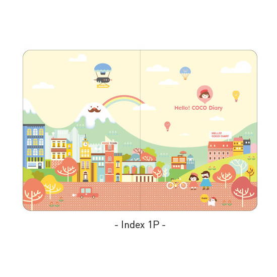Index - Ardium 2020 Hello coco dated weekly diary planner