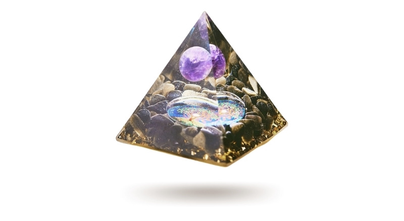crystal pyramid