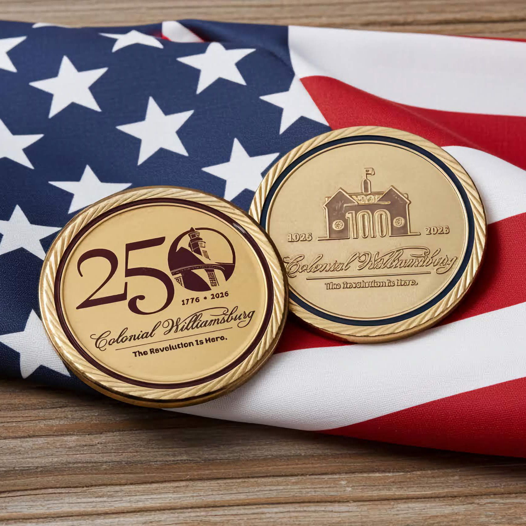 Colonial Williamsburg 250th Anniversary Pop-Up Shop - Challenge Coin