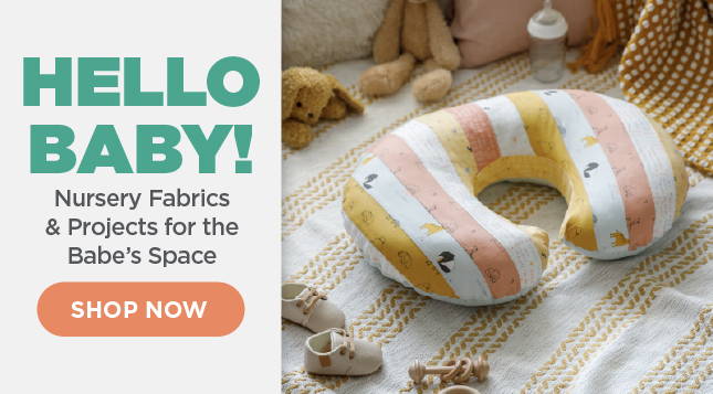 Nursery fabrics and projects for baby