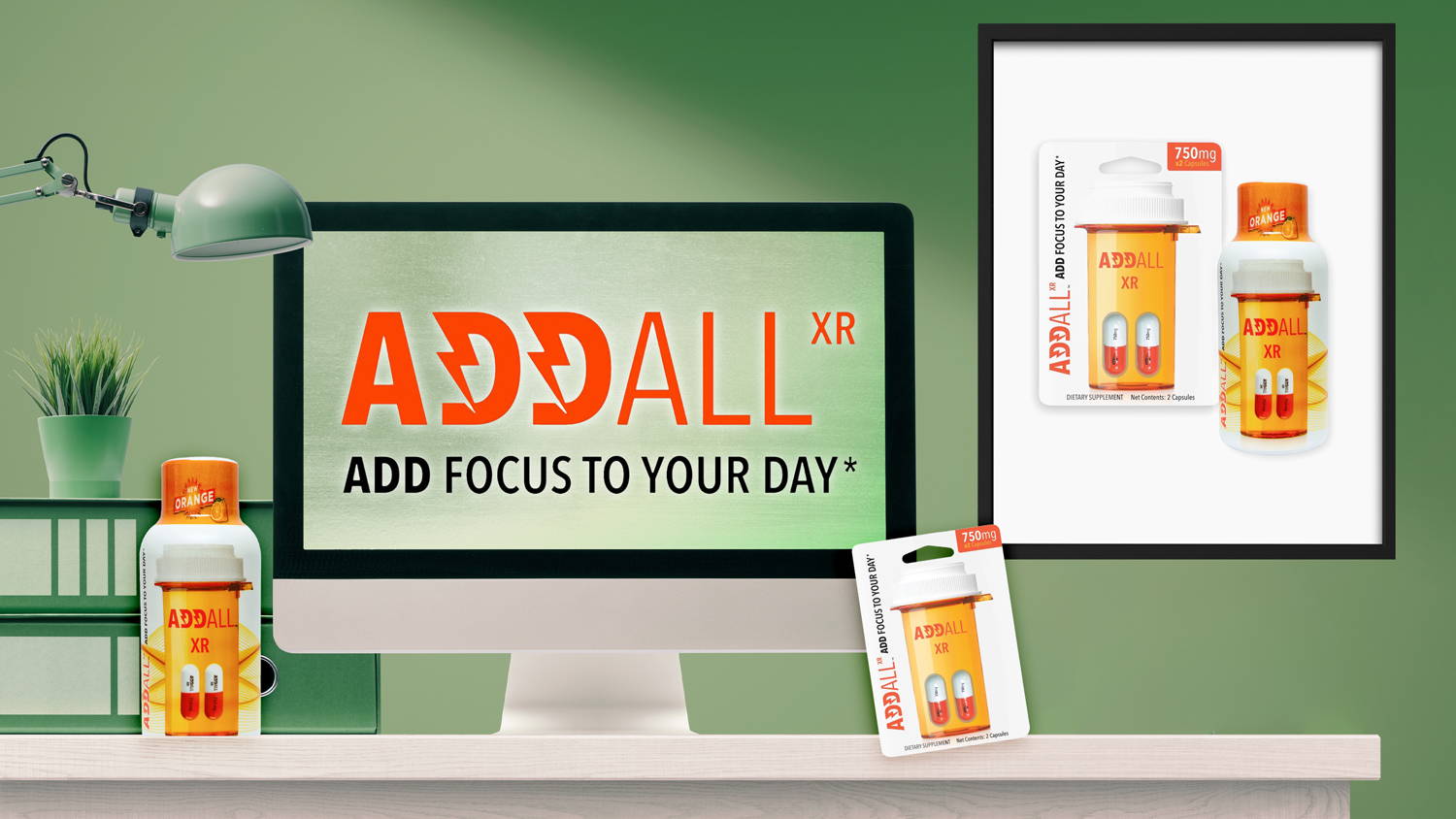 Addall XR Energy Shot and Capsules Banner