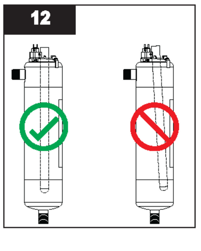 Make sure sleeve is centered