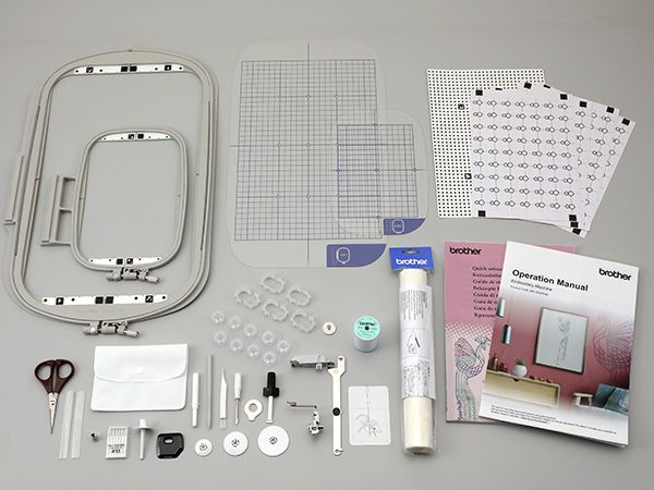 Brother XE2 Embroidery Machine 2 Included Accessories