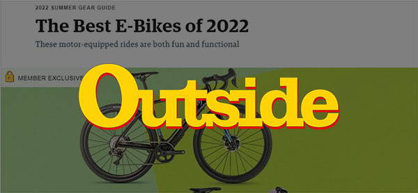 outside magazine best e-bikes of 2022