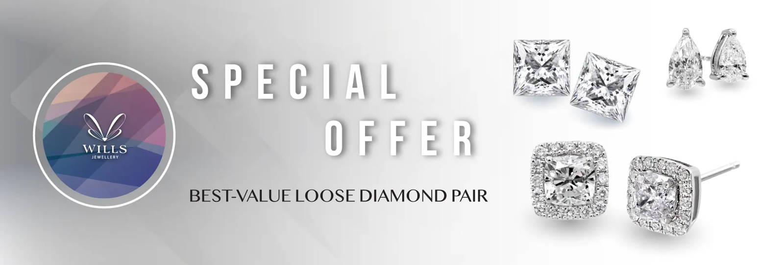 WILLS JEWELLERY Matched Diamond Showcase