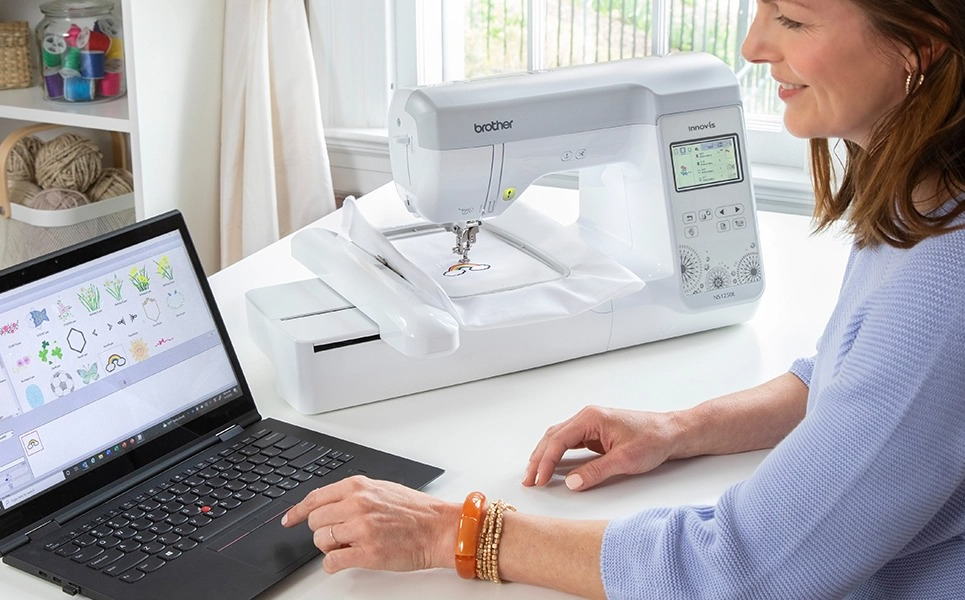 Brother NS1250E Embroidery Machine iBroidery Compatible