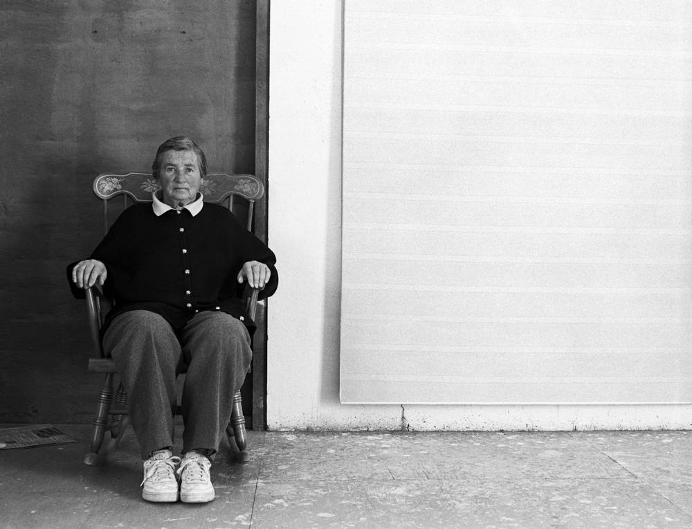 Portrait of Agnes Martin, 1992. Photograph by Charles R. Rushton