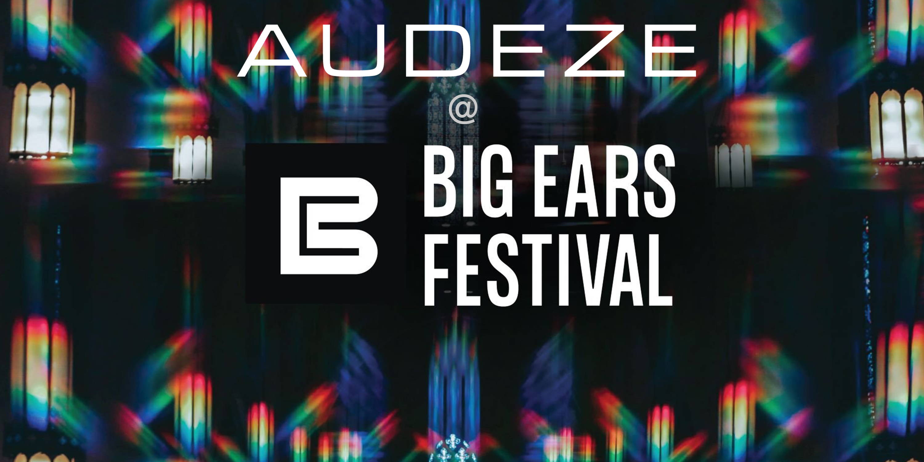 Audeze at Big Ears festival banner