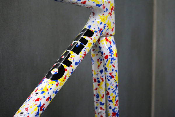 a custom painted bicycle at contender bicycles