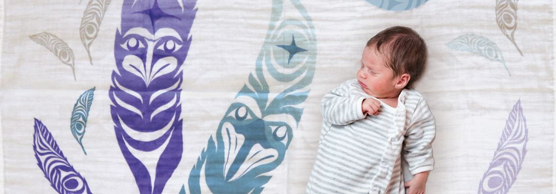 Baby Blankets and Milestone Sets featuring authentic Indigenous artwork — Native Northwest