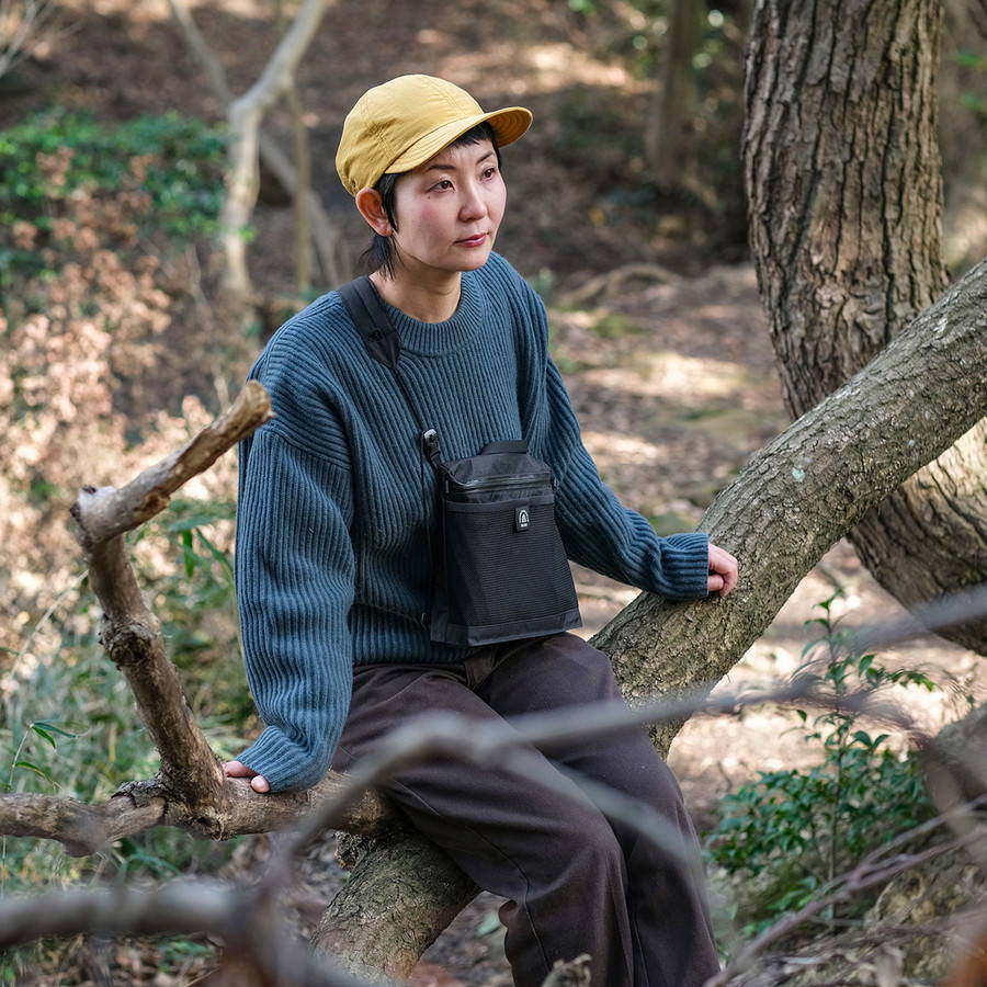 RIDGE MOUNTAIN GEAR（リッジマウンテンギア）/ショルダーパック/ブラック/UNISEX