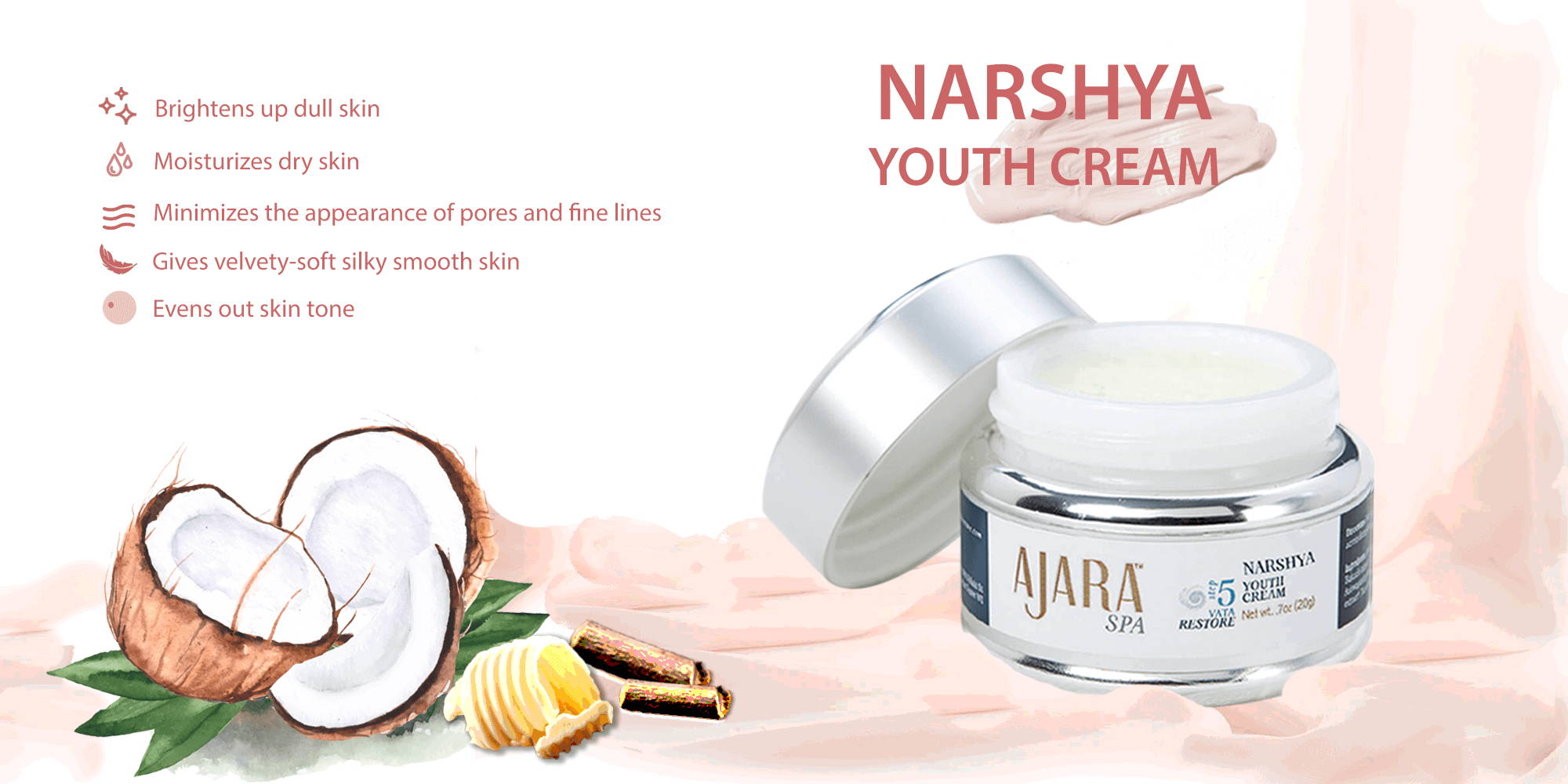 Obtenga los beneficios de 5 productos en 1 con Narshya Youth Cream