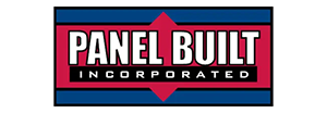 Logo of Panel Built Incorporated with red, blue, and white colors.