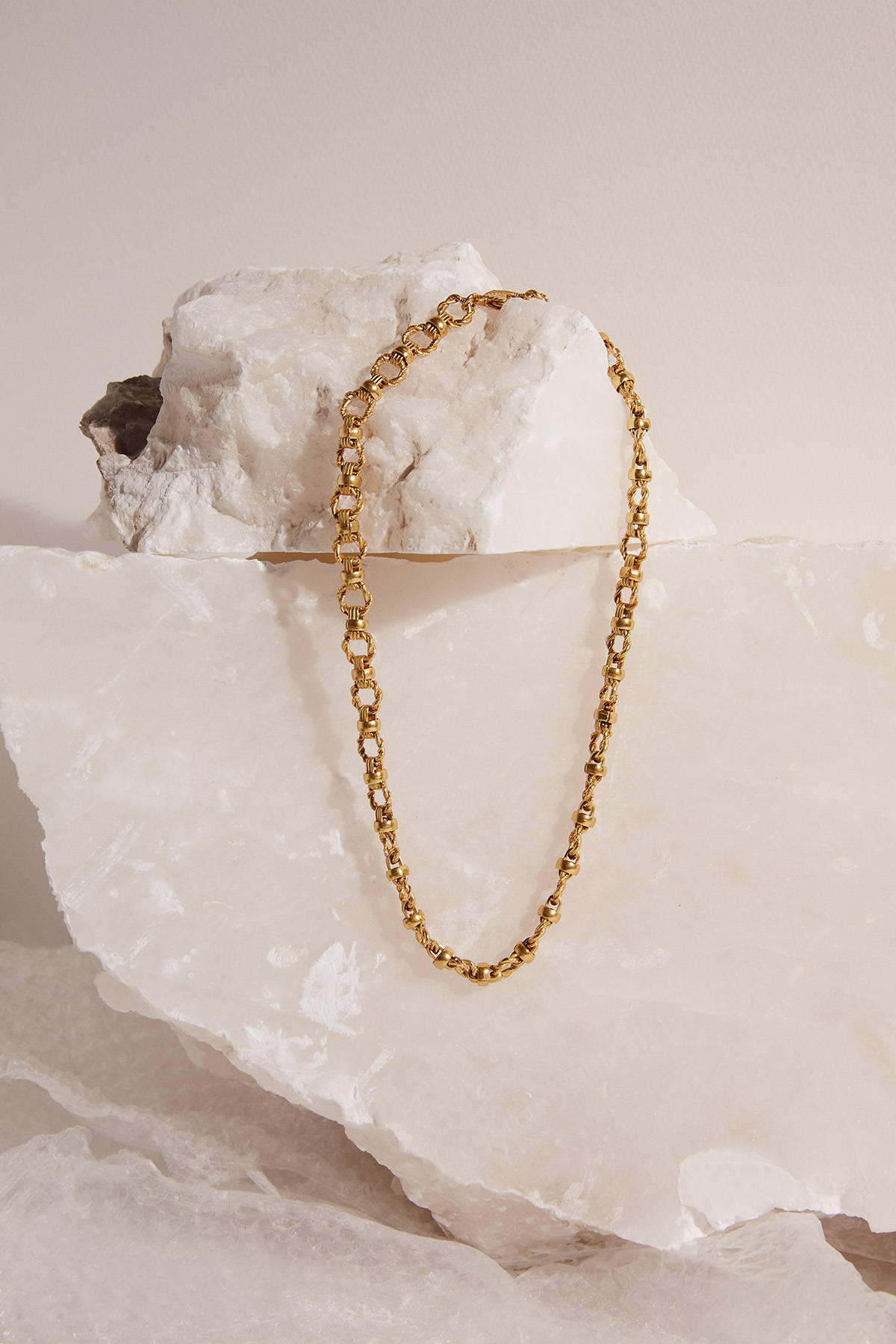 Venetian Chunky Gold Necklace.