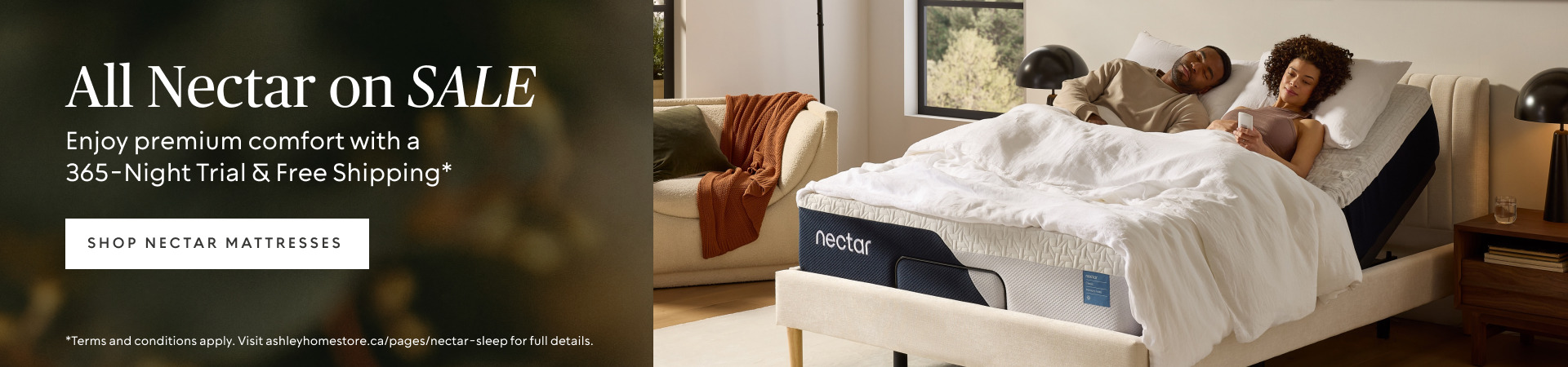 NEW! All Nectar on SALE Enjoy premium comfort with a 365-Night Trial & Free Shipping*