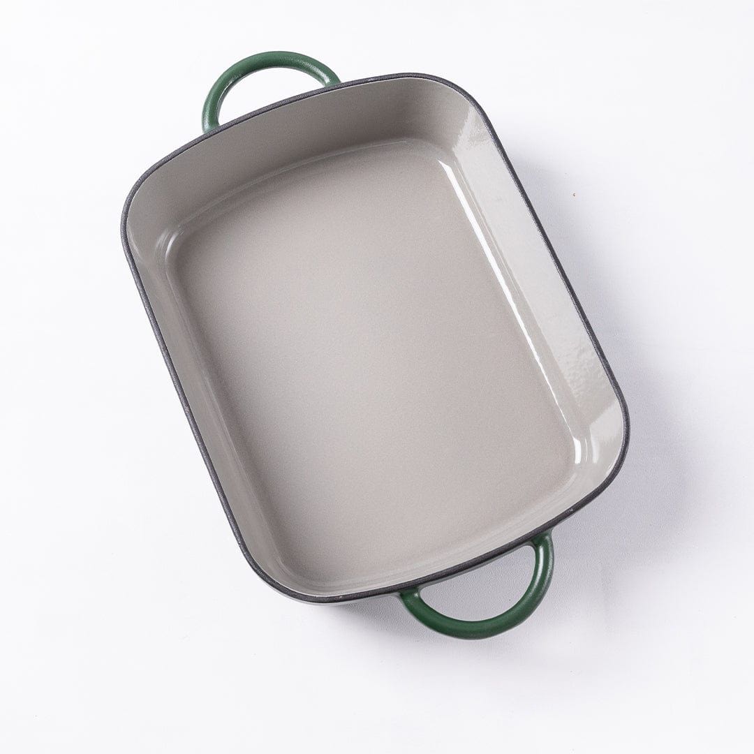 Top view of Firra cast iron baking dish 
