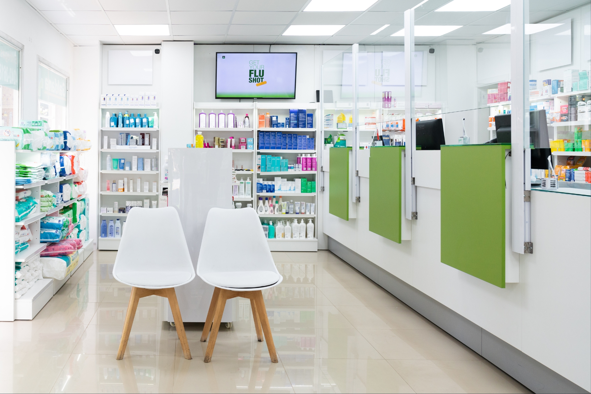 Bild einer modernen Apotheke