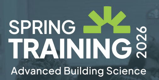 Spring Training 2026 logo for Advanced Building Science.