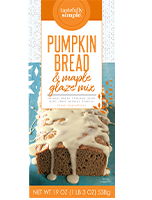 Pumpkin Bread & Maple Glaze Mix package