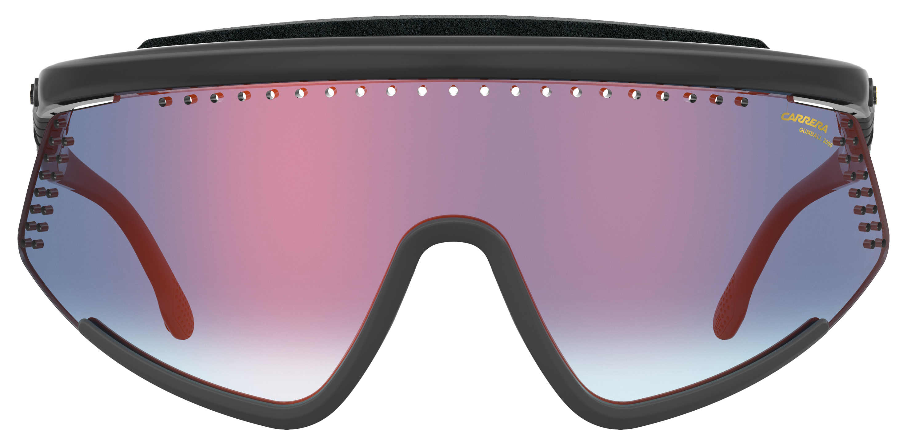 Carrera - HyperFit 10/SE Black/Blue Shaded Red Men Sunglasses - 99mm