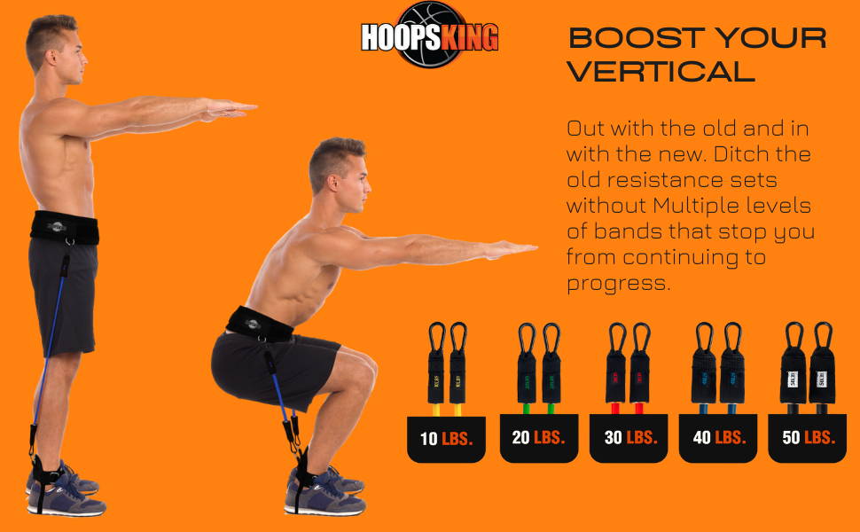 HoopsKing Jump 99 Weighted Training Vest Includes 30 lbs of Weight