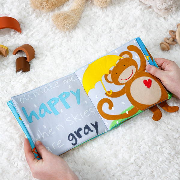 Fabric Book DIY Baby Shower Gift
