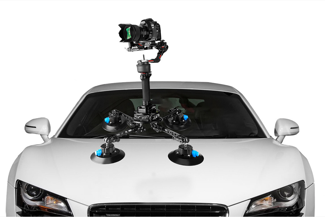 Proaim Ballpro Camera Suction Car Mount w Vibration Isolator for Gimba