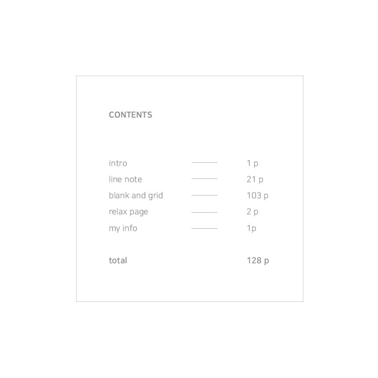 Contents - Dash And Dot As your wish daily lined blank grid notebook