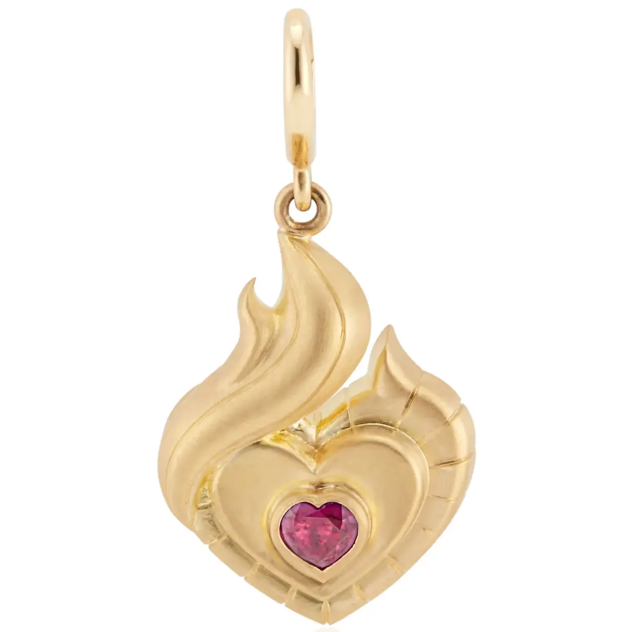 flame heart medallion