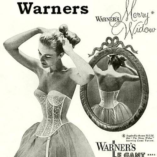 merry widow corset 1950s foundation garment strapless corset 1950s fifties