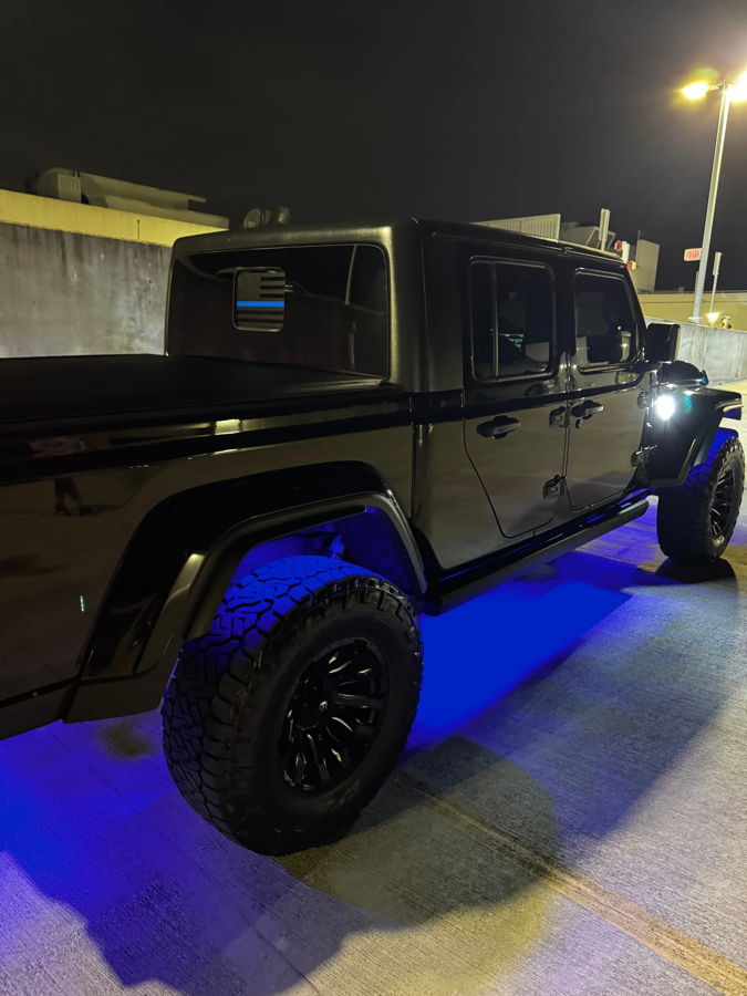 Onboard air tank compressor plumbing Stealth Spare Tire Delete Kit Jeep Gladiator spare tire well photo 5