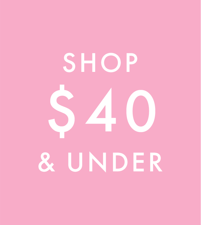 Shop $40 & Under