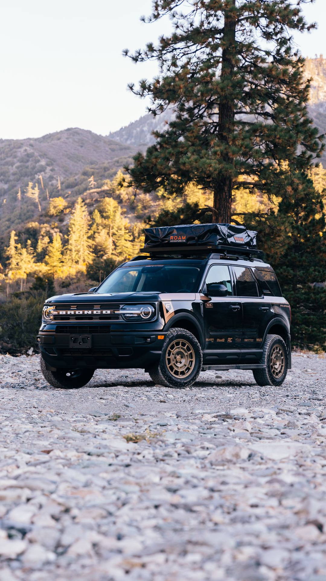 Ford Bronco Sport overland build fitted with bronze fifteen52 wheels