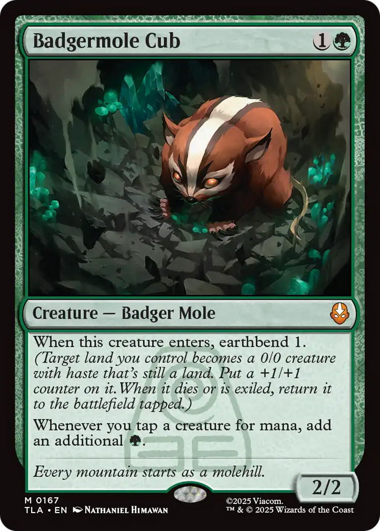 Badgermole Cub, one of the best cards of 2025.