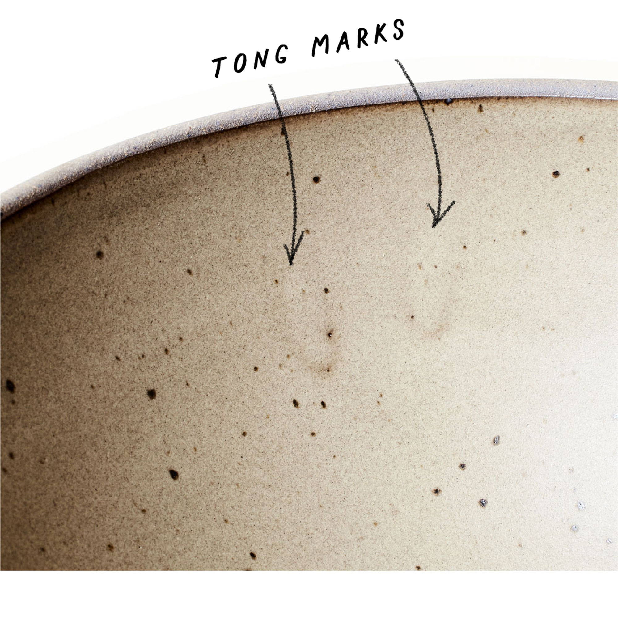 Tong Marks on an East Fork Morel bowl