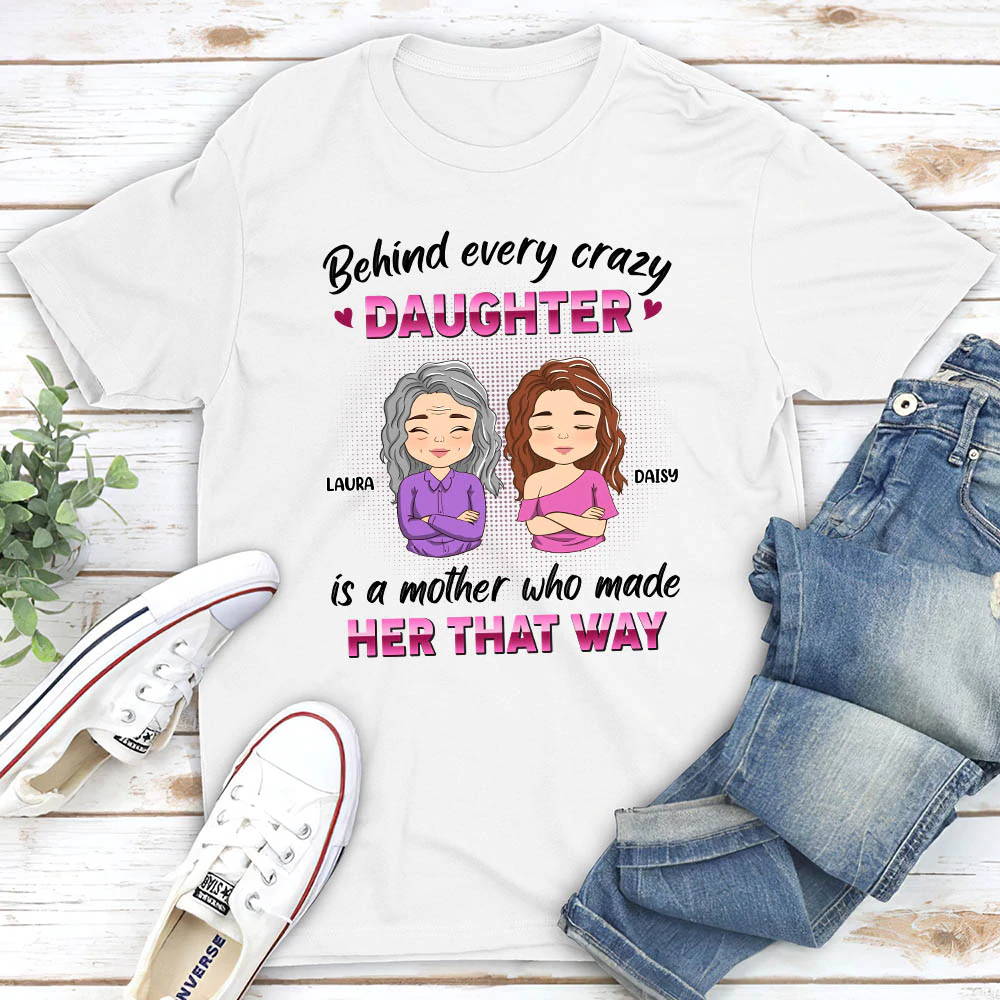 MADE HER THAT WAY - PERSONALIZED CUSTOM UNISEX T-SHIRT