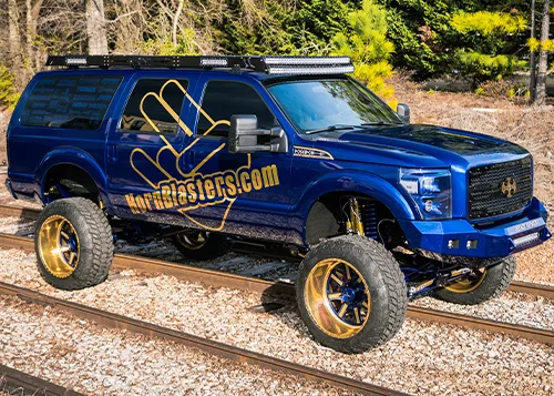 Graham's 2015 Ford Excursion with Dual Shocker XL Train Horns