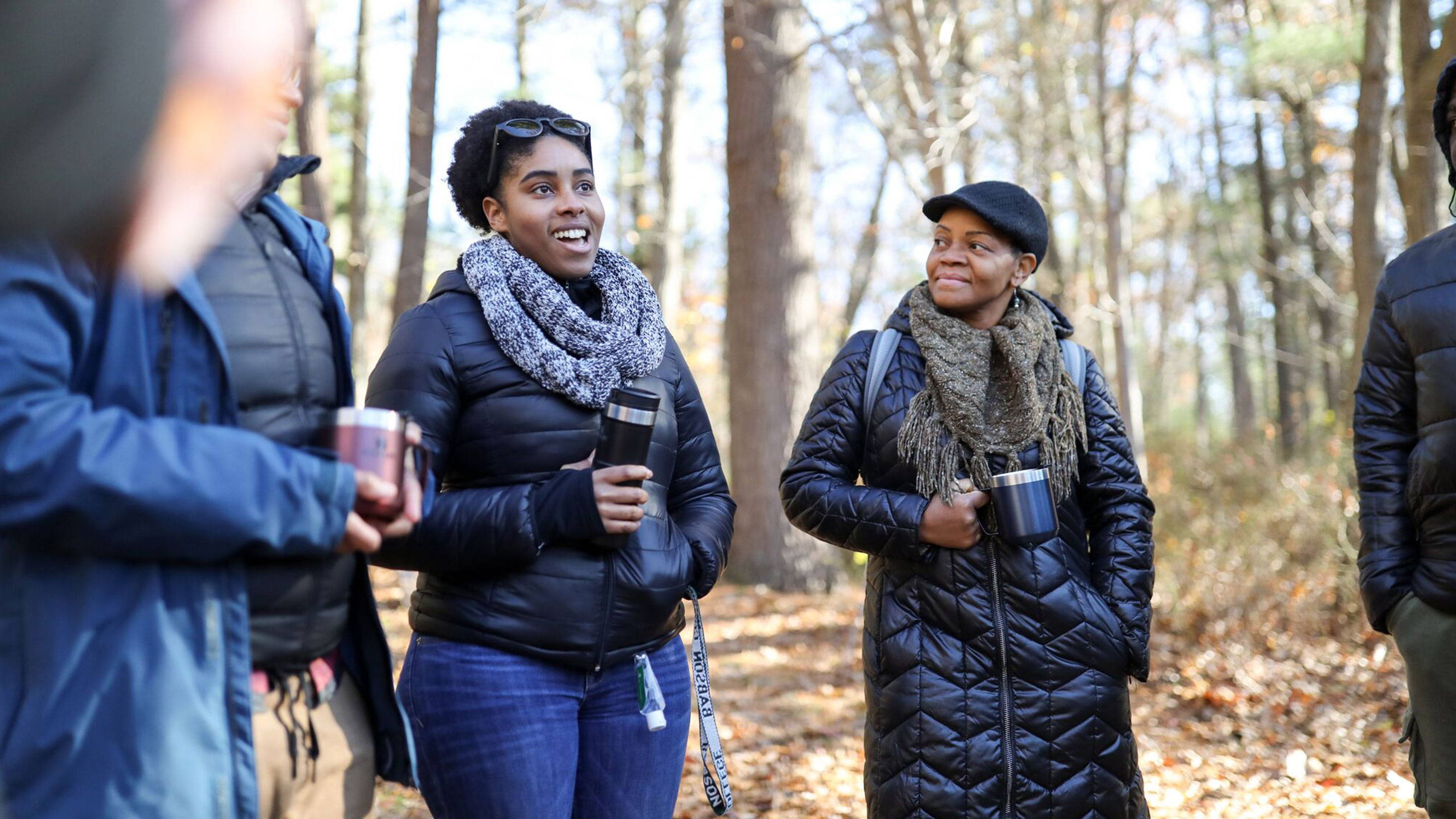 Group Of People On A Hike