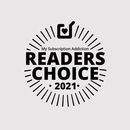 My Subscription Addiction Readers Choice 2021 logo link to Cloth and Paper feature