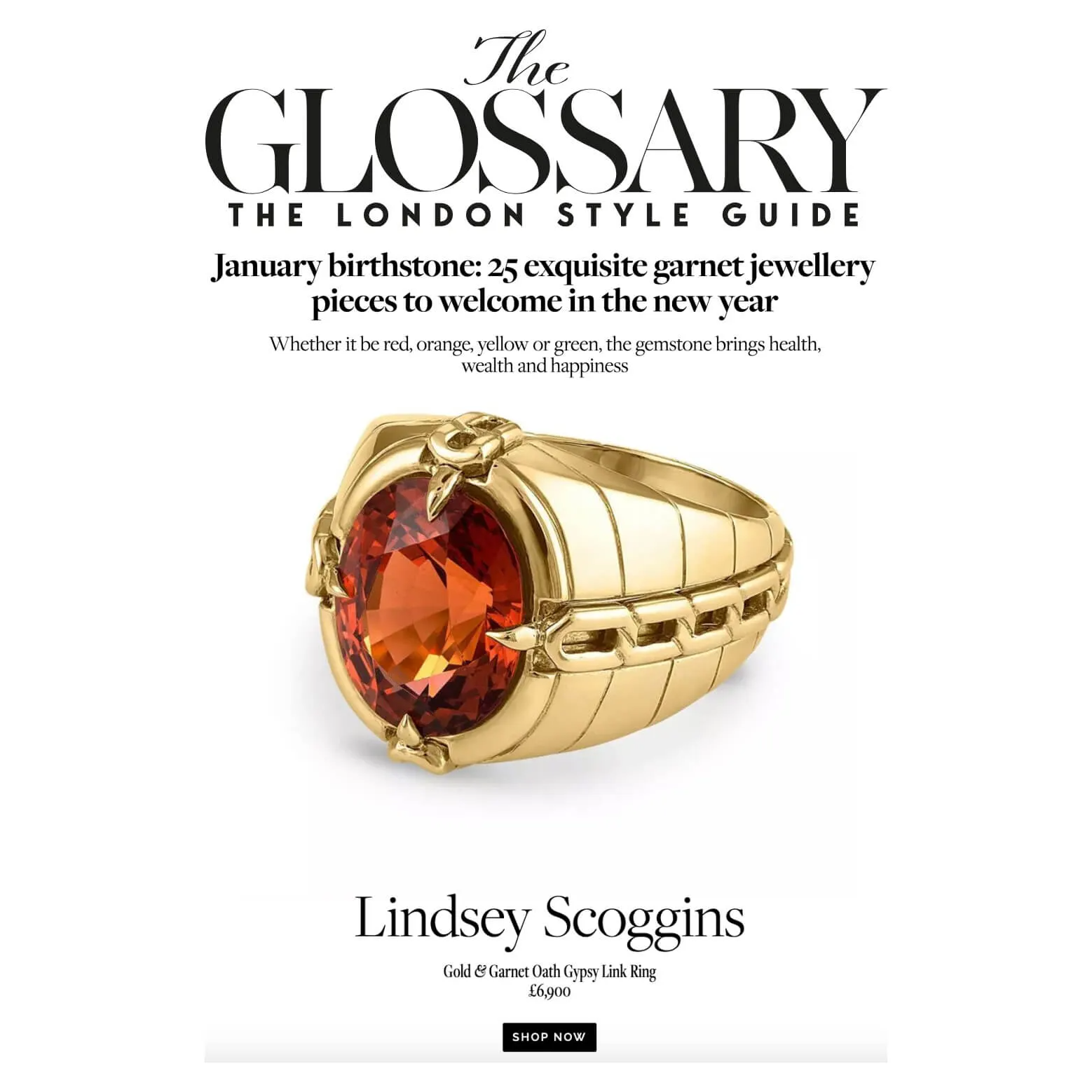 The Glossary x Lindsey Scoggins Studio