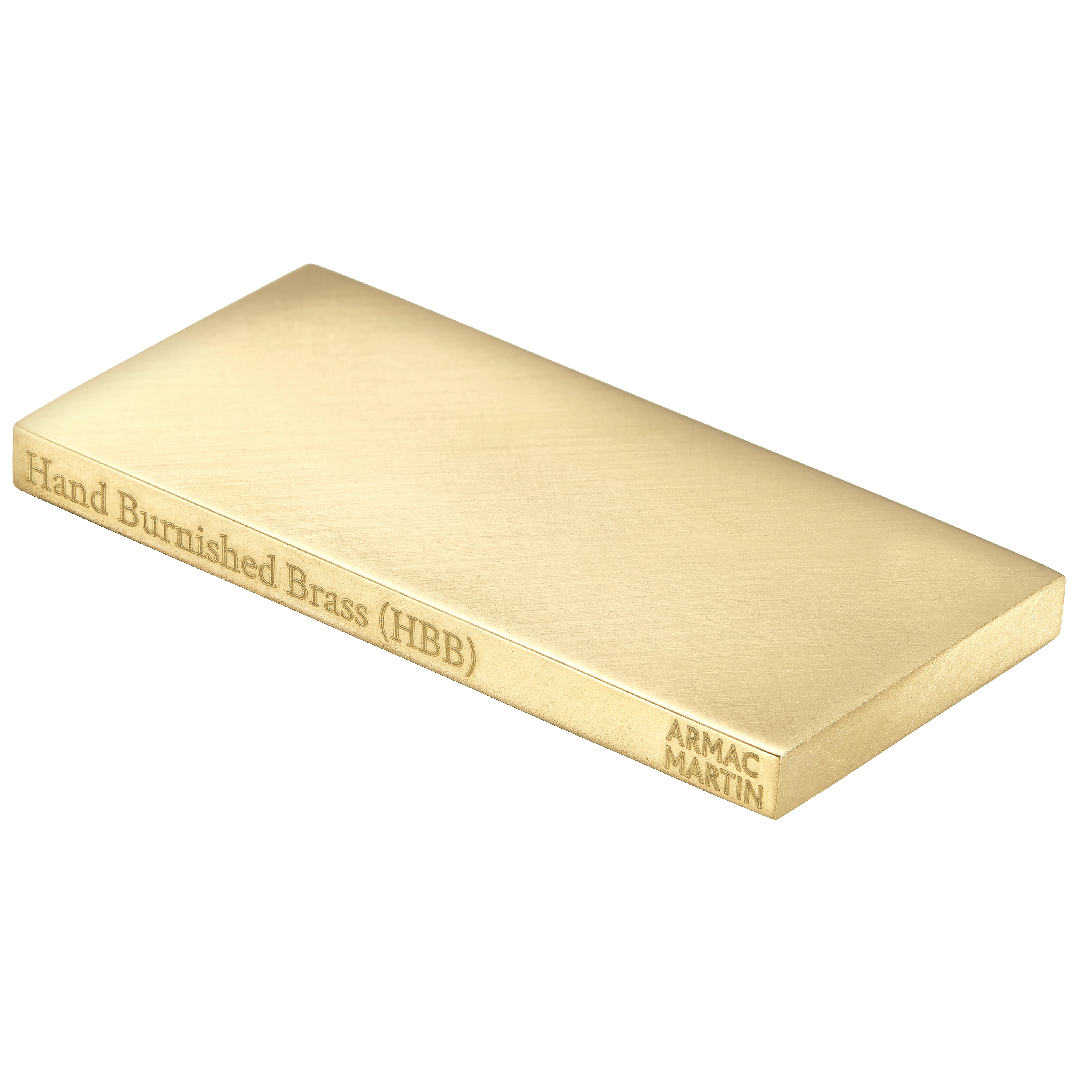 Hand Burnished Brass Finish Chip