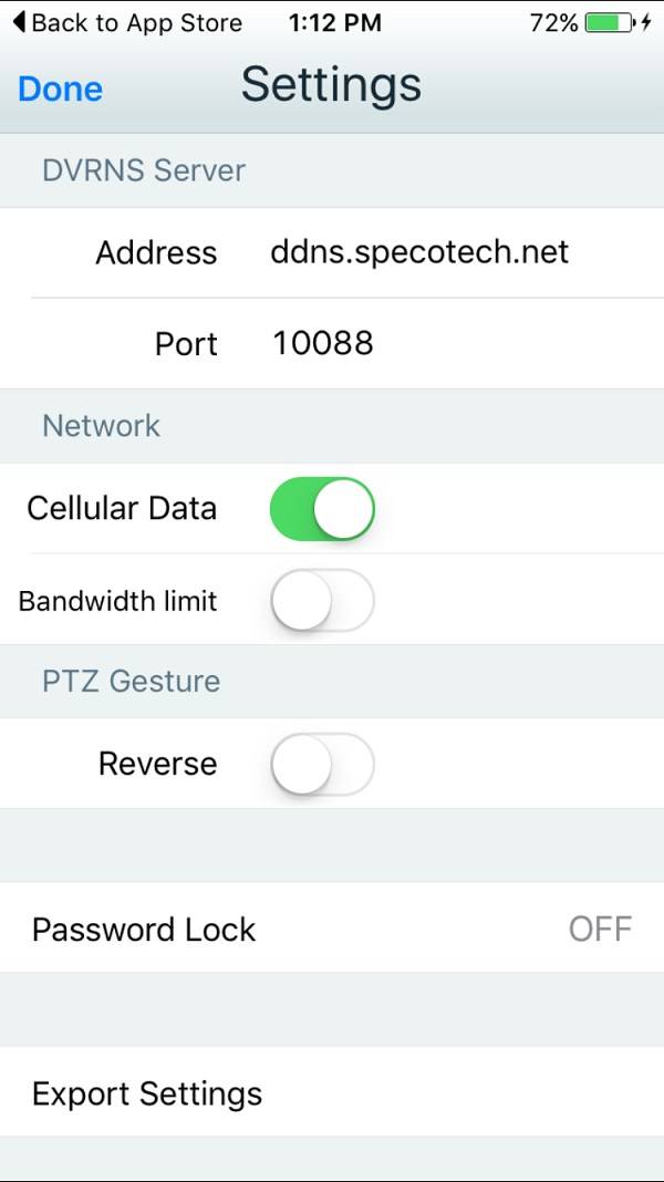 ​Speco Mobile Security App